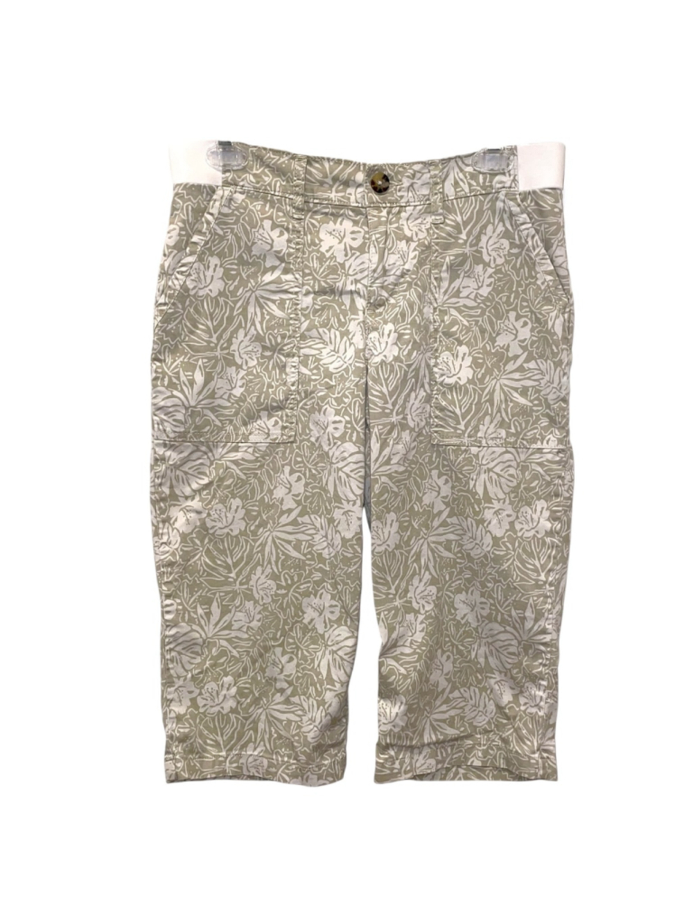 Lee Womens Size 6 Ultra Lux Comfort Flex to go Utility Skimmer Capri Pants